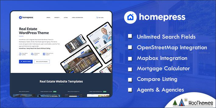 HomePress Real Estate WordPress Theme